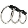 Kit de Tres Anillos  Para pene ,Acero, Ajustable. 212432002