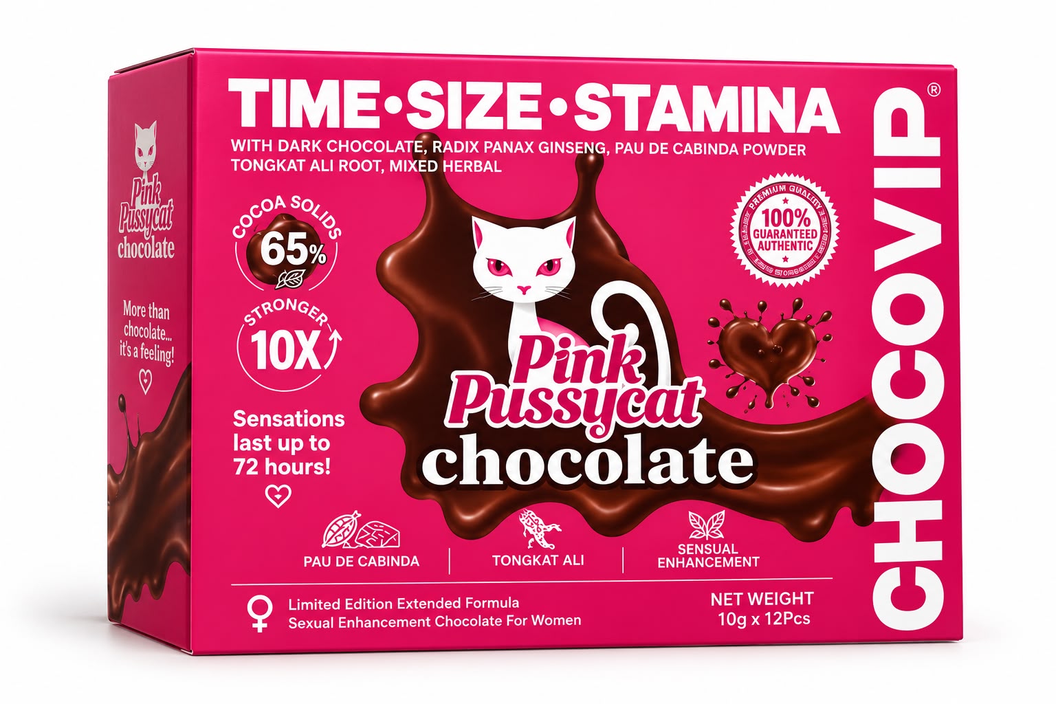 CHOCOLATE PINK PUSSY CAJA 12 PZ